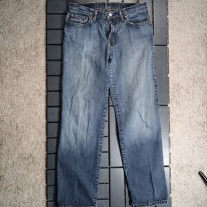 Vtg Polo Ralph Lauren Saturday Jean Women's Straight Leg Blue Denim 8x32 -JD111